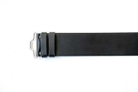 Black genuine leather Kilt belt