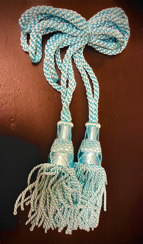 Light Blue/teal colour pipe cords