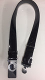 White or Black Waist Belt PVC and Royal pattern Buckle