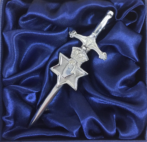 Northern Ireland (Ulster) crest Kilt Pin, Pewter.